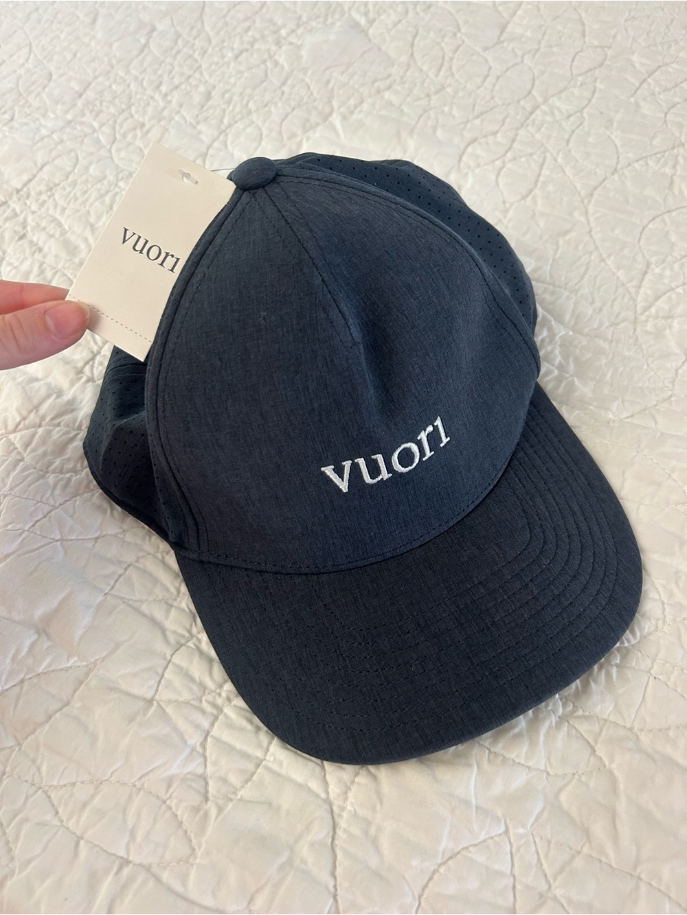 Vuori NWT V1 Water Tech Hat Navy Blue